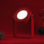 Foldable USB rechargeable LED night light and portable lantern lamp with touch dimming for bedroom and home décor